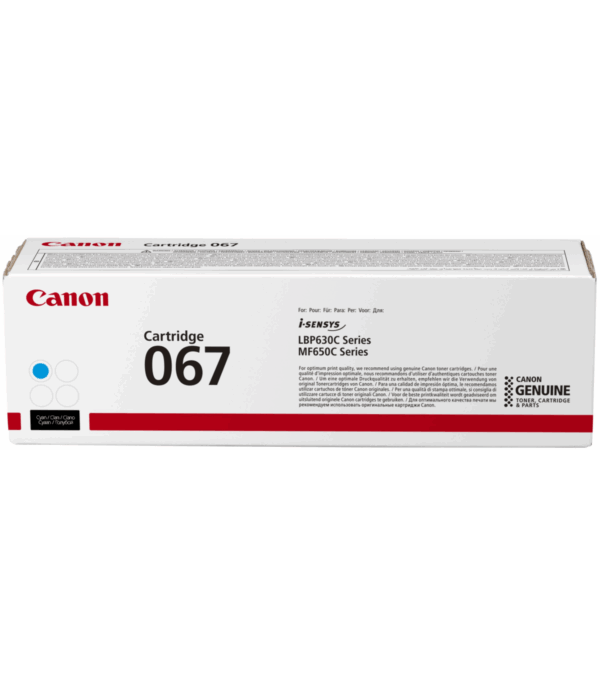 Canon-067-Cyan-Toner-Canon-dorigine-5101C002AA-4 Canon 067 Cyan - Toner Canon d'origine (5101C002AA)
