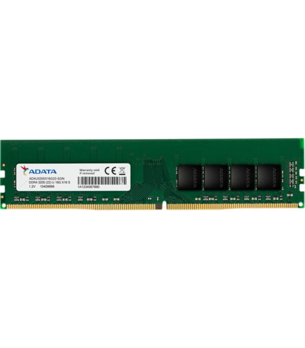 Barrette mémoire ADATA U-DIMM 16GB DDR4 3200 MHz - PC bureau (AD4U320016G22-SGN)