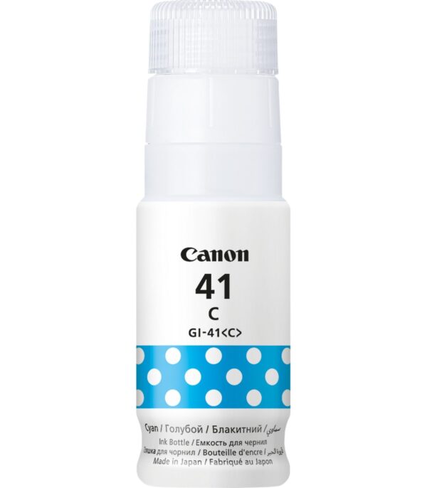 bouteille-d-encre-canon-gi-41c-cyan-d-origine-4543c001aa-5 Canon GI-41C Cyan Bouteille d'encre d'origine - 4543C001AA