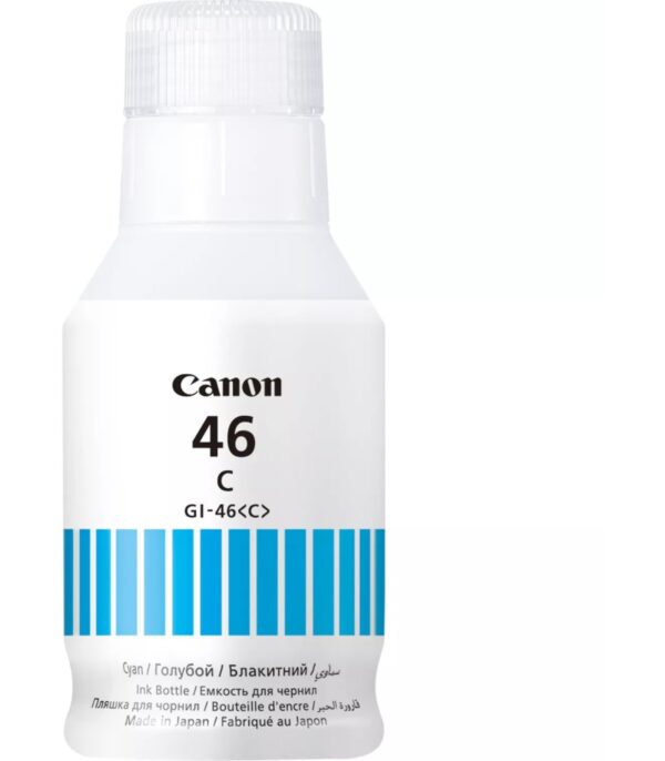 canon-gi46c-cyan-bouteille-dencre-canon-dorigine-4427c001aa-2 Canon GI-46C Cyan - Bouteille d'encre Canon d'origine (4427C001AA)
