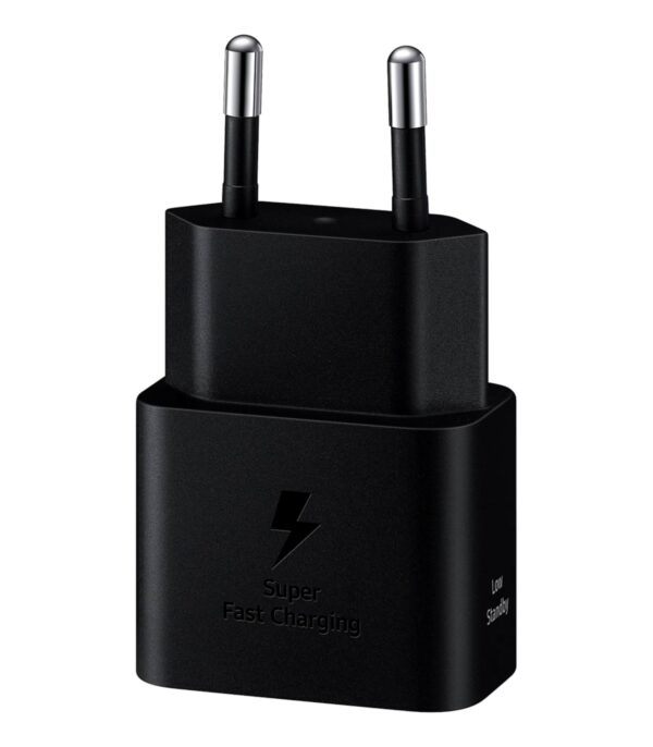 Chargeur secteur USB-C 25 W Samsung – Super-Fast Charge – Sans câble – Noir (EP-T2510NBEGWW)