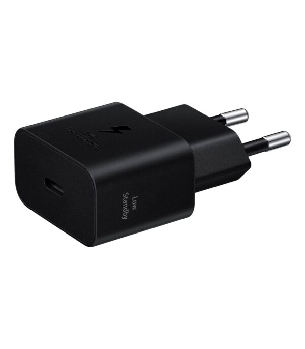 Chargeur secteur USB-C 25 W Samsung – Super-Fast Charge – Sans câble – Noir (EP-T2510NBEGWW)