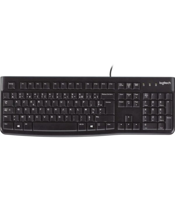 clavier-a-connexion-usb-logitech-k120-azerty-920-002488-9 Logitech K120 Clavier à connexion USB - AZERTY - 920-002488