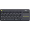 clavier-logitech-k400-sans-fil-avec-pave-tactile-integre-noir-azerty-920-007129-11 Logitech K400 Clavier sans fil avec pavé tactile intégré AZERTY Noir - 920-007129