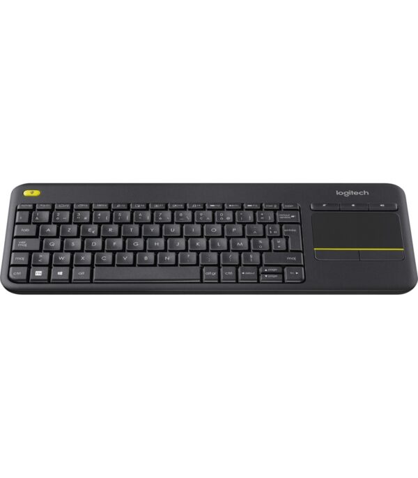 clavier-logitech-k400-sans-fil-avec-pave-tactile-integre-noir-azerty-920-007129-12 Logitech K400 Clavier sans fil avec pavé tactile intégré AZERTY Noir - 920-007129