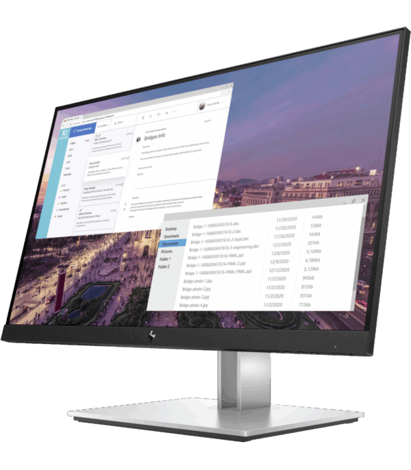 ecran-23-full-hd-hp-e23-g4-9vf96as-10 Écran HP E23 G4 23" Full HD IPS – HDMI, DisplayPort, USB Hub (9VF96AS)