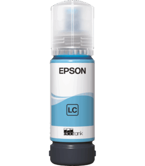 Epson 108 Cyan clair - Bouteille d'encre Epson EcoTank d'origine (C13T09C54A)