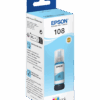 Epson 108 Cyan clair - Bouteille d'encre Epson EcoTank d'origine (C13T09C54A)