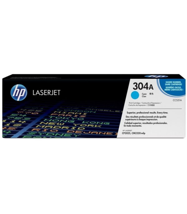 HP 304A Cyan Toner Laser original - CC531A