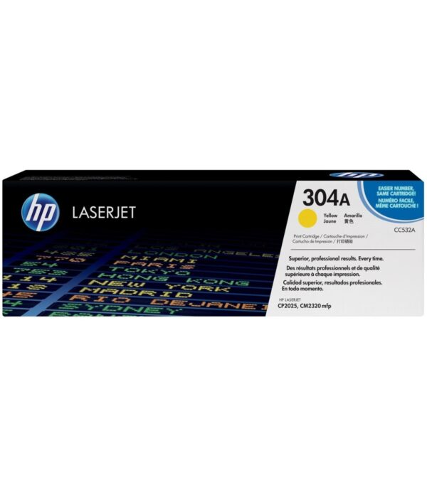 HP 304A Jaune Toner Laser original - CC532A