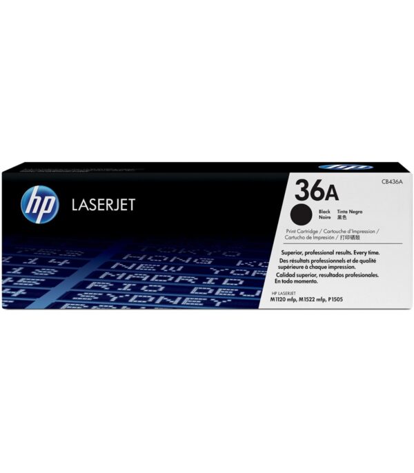 HP 36A Noir Toner Laser original - CB436A
