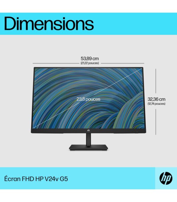 HP Écran FHD V24v G5 (65P62AA)