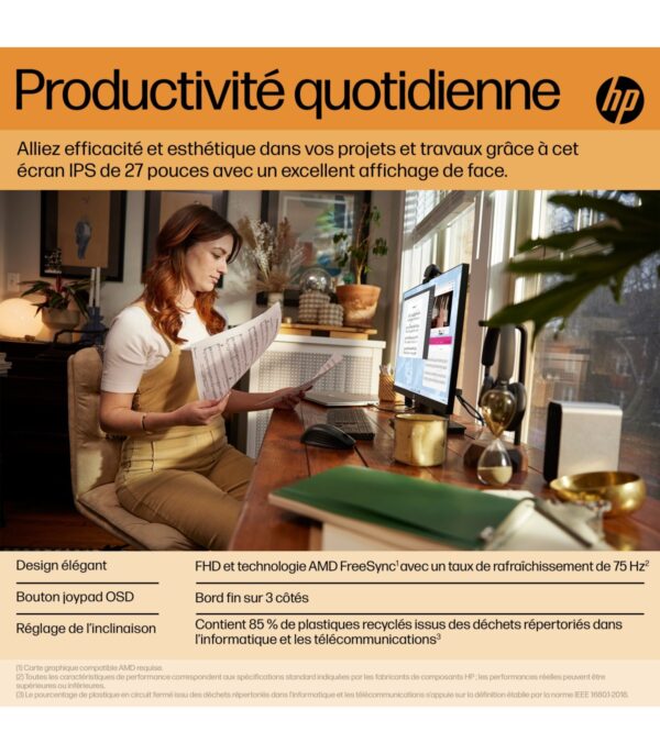 HP Écran FHD V27i G5 Écran FHD HP V27i G5 (65P64AA)