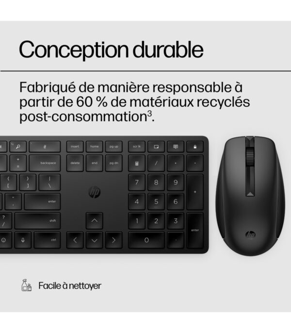 Clavier et souris sans fil 650 (4R013AA)