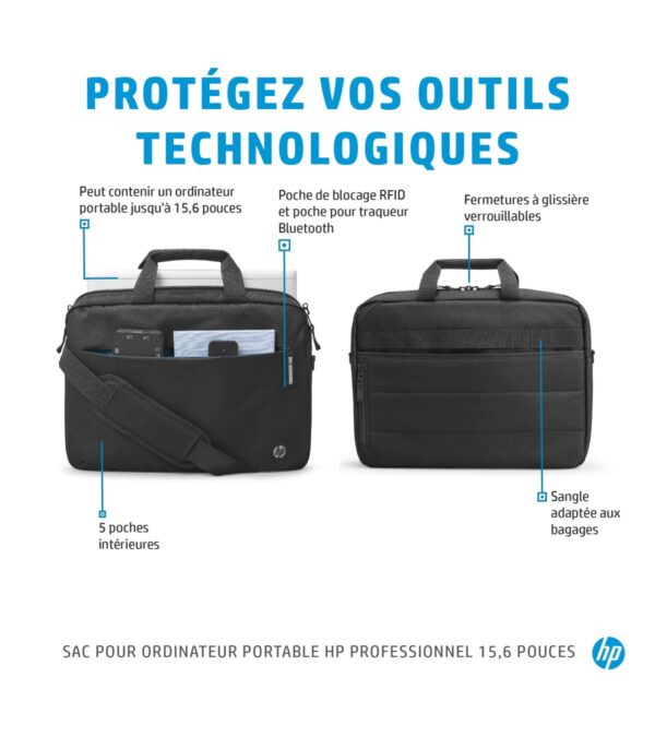 HP Professional 15.6-inch Laptop Bag  Professional 15.6"  (500S7AA)