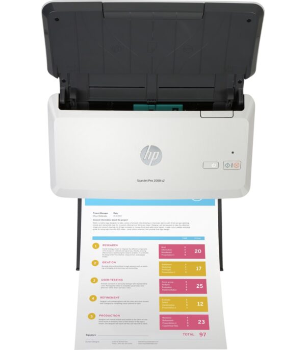 HP ScanJet Pro 2000 s2 Scanner à défilement 35ppm - (6FW06A)