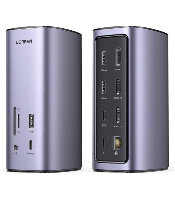 hub-usbc-ugreen-revodok-12-en-1-supporte-pd-power-delivery-100w-recharge-90325-9 station d'accueil multifonctionnelle 12-en-1 Ugreen Revodok  (90325)