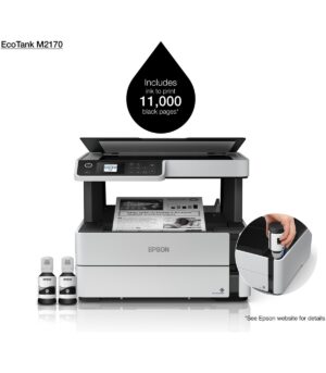 imprimante-economique-a-reservoirs-rechargeables-multifonction-epson-ecotank-m2170-c11ch43403-1 Epson EcoTank M2170 Imprimante rechargeable Multifonction - C11CH43403