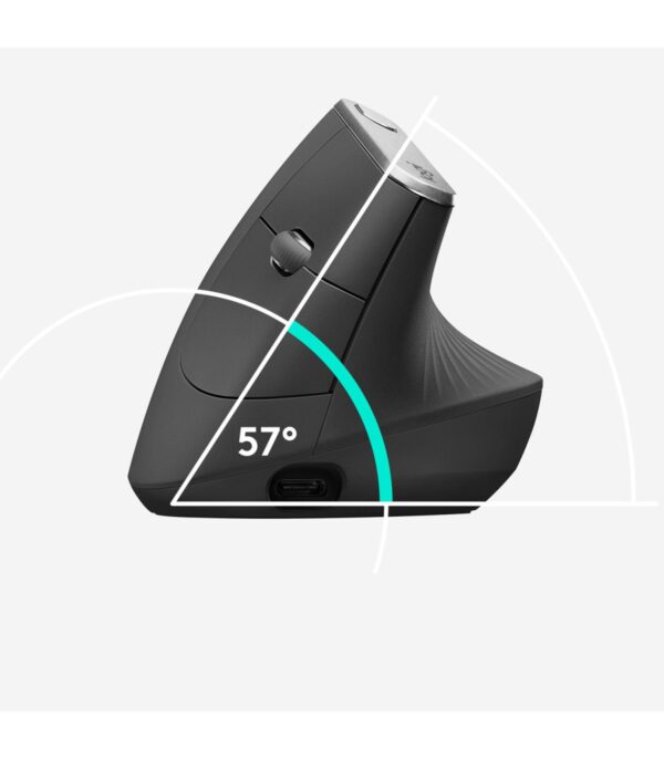 Logitech Souris ergonomique avancée MX Vertical + Bluetooth + USB-C  (910-005448)