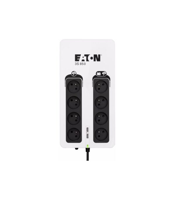 onduleur-eaton-3s-850-fr-off-line-ups-850va-8-prises-fr-noir-blanc-3s850f-87 Onduleur Eaton 3S 850 FR - Off-line UPS - 850VA - 3S850F
