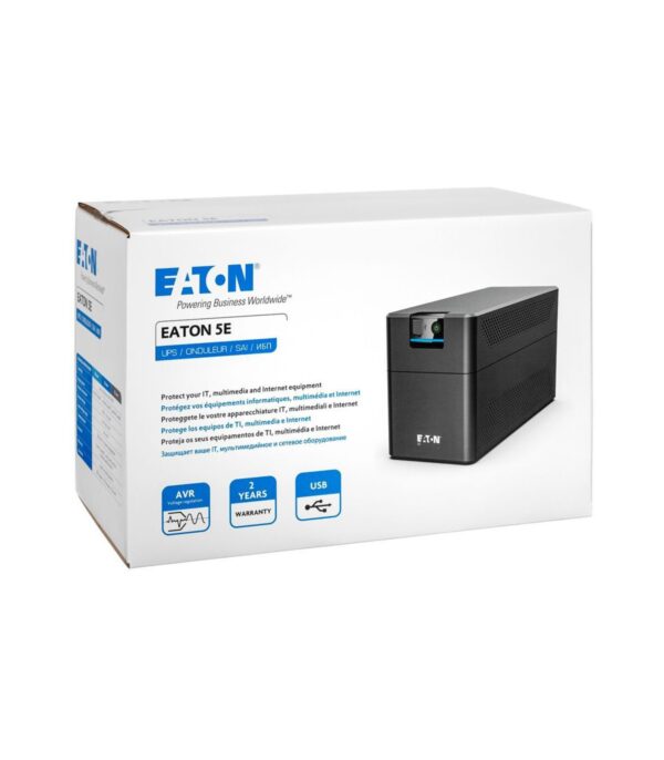 Onduleur Line-interactive Eaton 5E Gen2  USB - 660 W / 1200 VA - 6 prises C13 (5E1200UI)
