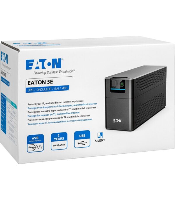 Onduleur Line-interactive Eaton 5E Gen2 USB Gen2 - 360 W / 700 VA - 2 prises FR (5E700UF)
