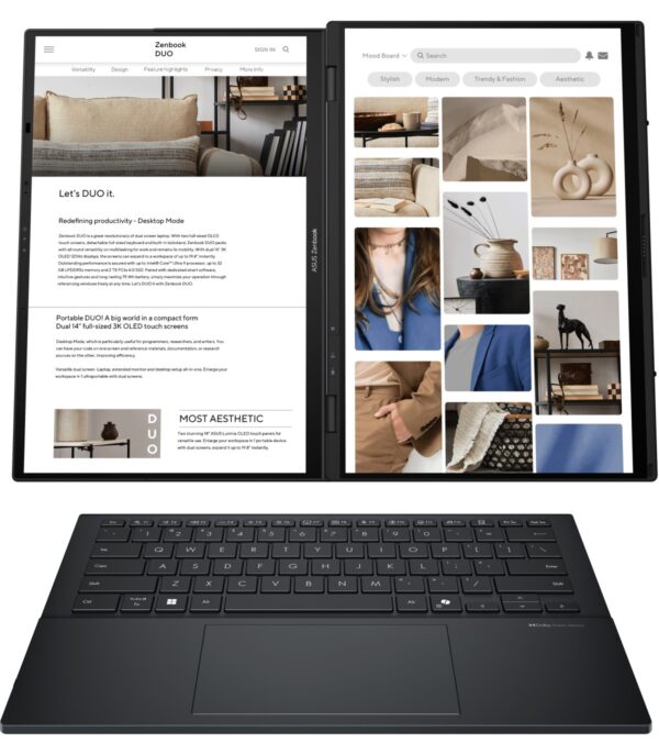 ordinateur-portable-asus-zenbook-duo-ux8406capz043w-3 Ordinateur portable Asus Zenbook Duo (UX8406CA-PZ043W) (90NB14X1-M003B0)