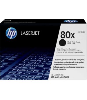 pack-hp-80x-noir-toner-dorigine-cf280xd-1 HP 80X Noir Toner Laser original Grande capacité - CF280X