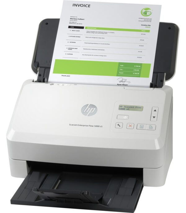 scanner-hp-scanjet-enterprise-flow-5000-s5-6fw09a-10 Scanner HP ScanJet Enterprise Flow 5000 s5 - (6FW09A)