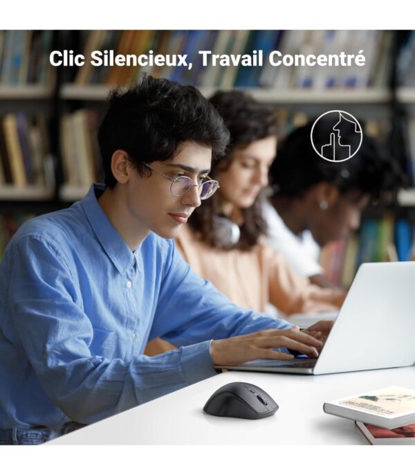 souris-sans-fil-bluetooth-ugreen-silencieuse-ergonomique-24ghz-90395-14 Souris sans fil Bluetooth Ugreen Silencieuse Ergonomique 2,4GHz (90395)