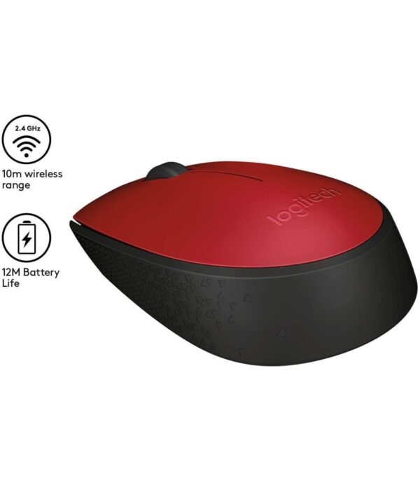 souris-sans-fil-logitech-m171-910-004641-12 Logitech M171 Souris sans fil Rouge - 910-004641