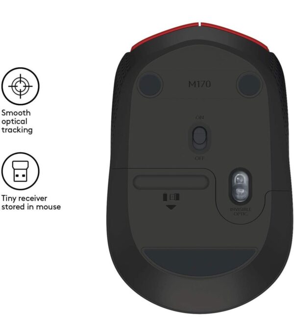 souris-sans-fil-logitech-m171-910-004641-16 Logitech M171 Souris sans fil Rouge - 910-004641