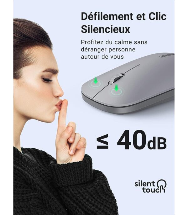 Souris sans fil Ugreen 2.4Ghz (90373)