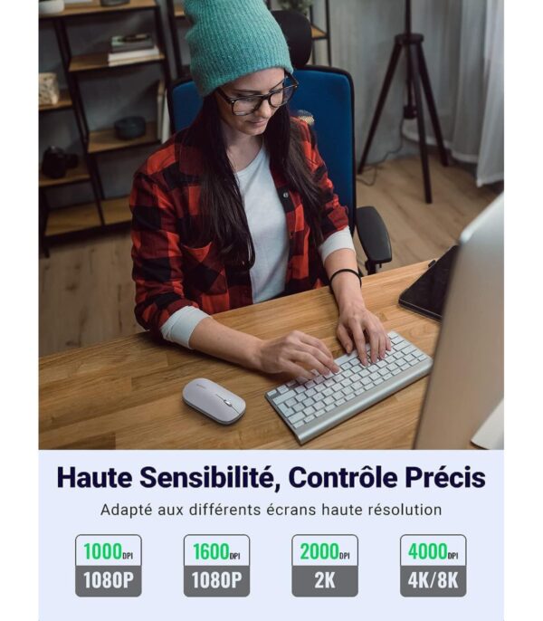 Souris sans fil Ugreen 2.4Ghz (90373)