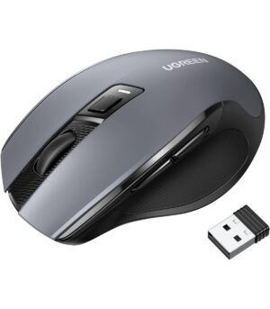 Souris sans fil Ugreen Design Ergonomique 2.4GHz - Noir (90545)