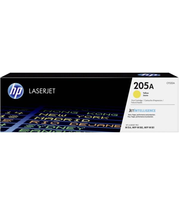 toner-laserjet-original-hp-205a-yellow-cf532a-2 HP 205A Jaune Toner Laser Original - CF532A