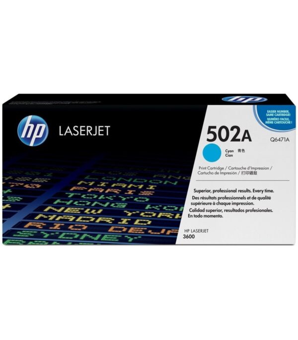 toner-laserjet-original-hp-502a-cyan-q6471a-1 HP 502A Cyan Toner Laser Original - Q6471A