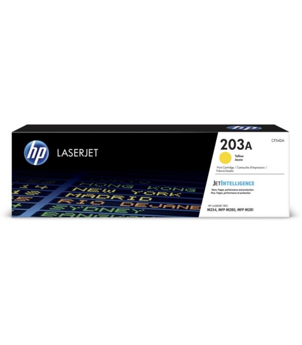 toner-laserjet-original-toner-hp-203a-yellow-cf542a-2 HP 203A jaune Toner Laser Original - CF542A